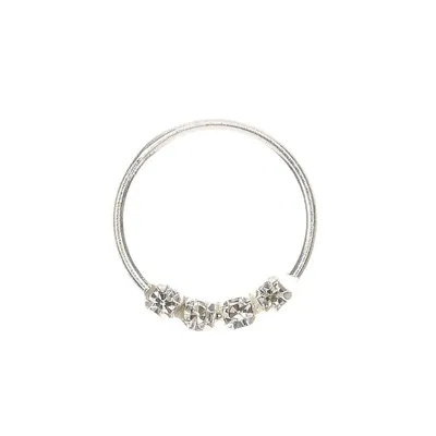 Sterling Silver 21G Fancy Nose Ring
