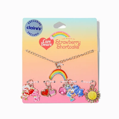 Care Bears™ x Strawberry Shortcake™ Claire's Exclusive Charm Necklace Set - 7 Pack