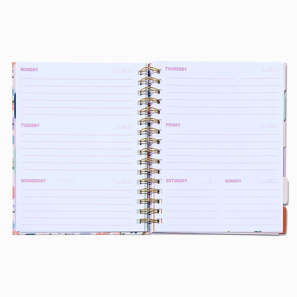 "Good Days Ahead" Floral Weekly Planner
