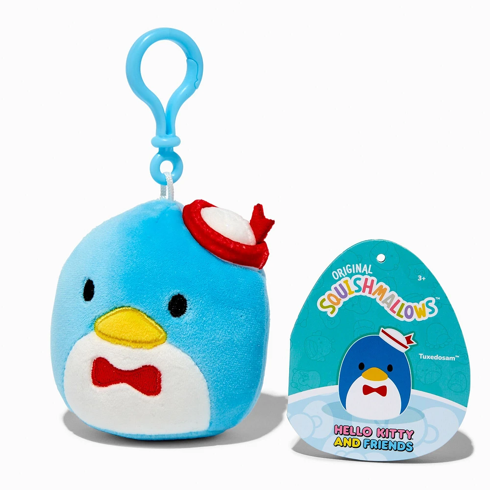 Squishmallows™ x Hello Kitty® And Friends 3.5'' Tuxedo Sam™ Plush Bag Clip