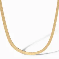 C LUXE by Claire's 18k Yellow Gold Plated Snake Chain Necklace