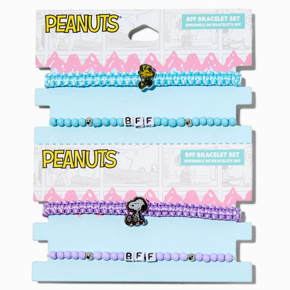 Peanuts™ Snoopy & Woodstock Best Friends Bracelet Set - 4 Pack