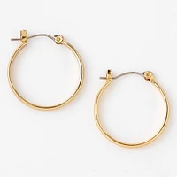 Gold 25MM Thick Hoop Earrings