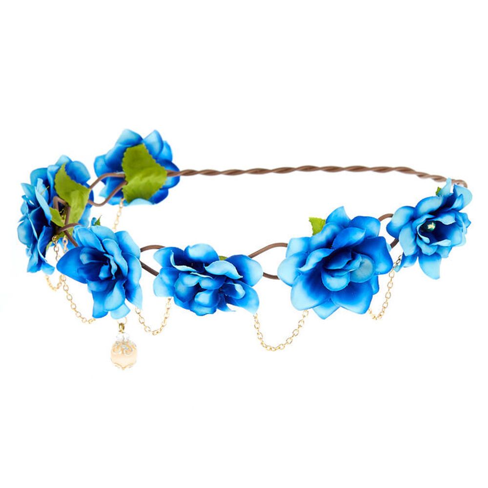 Gold Chain Ombre Flower Crown