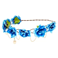 Gold Chain Ombre Flower Crown