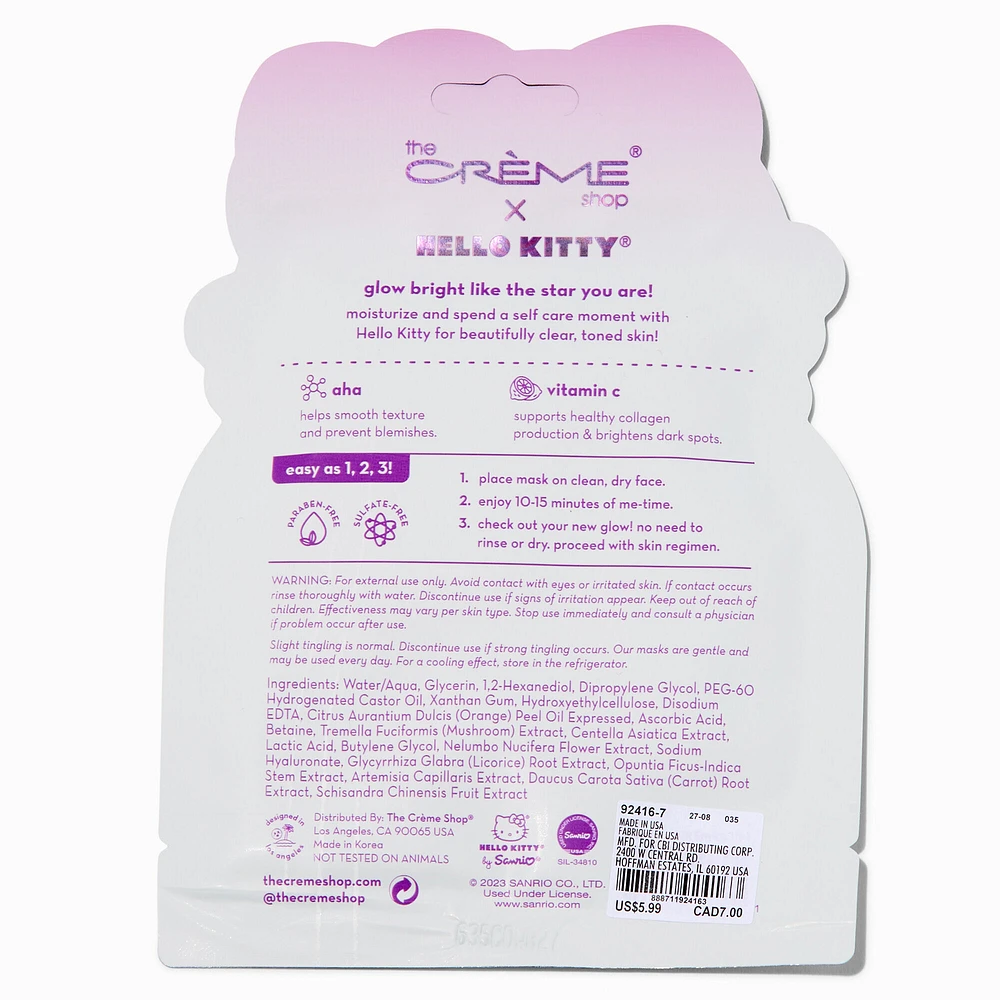 The Crème Shop® x Hello Kitty® Clear Cutie! Printed Essence Sheet Mask
