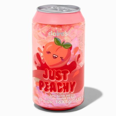 Just Peachy Soda Bath Bomb Set - 16 Pack
