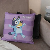 Bluey Striped Printed Throw Pillow (ds)