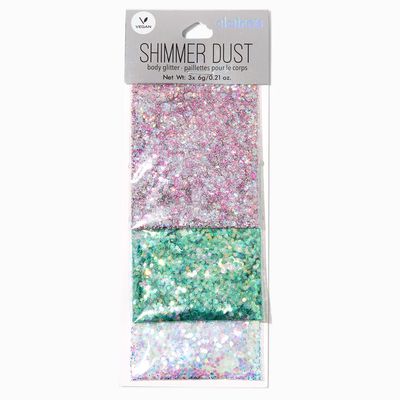 Mermaid Shimmer Dust Vegan Body Glitter - 3 Pack