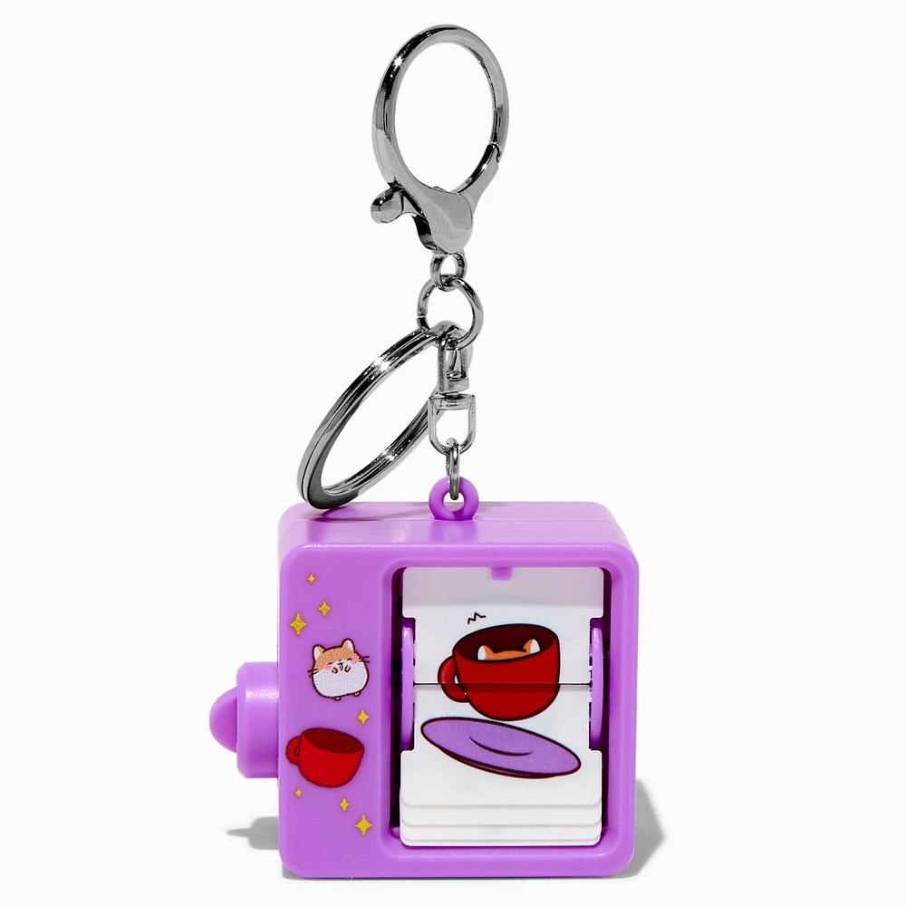 Moving Book Wind-Up Keychain