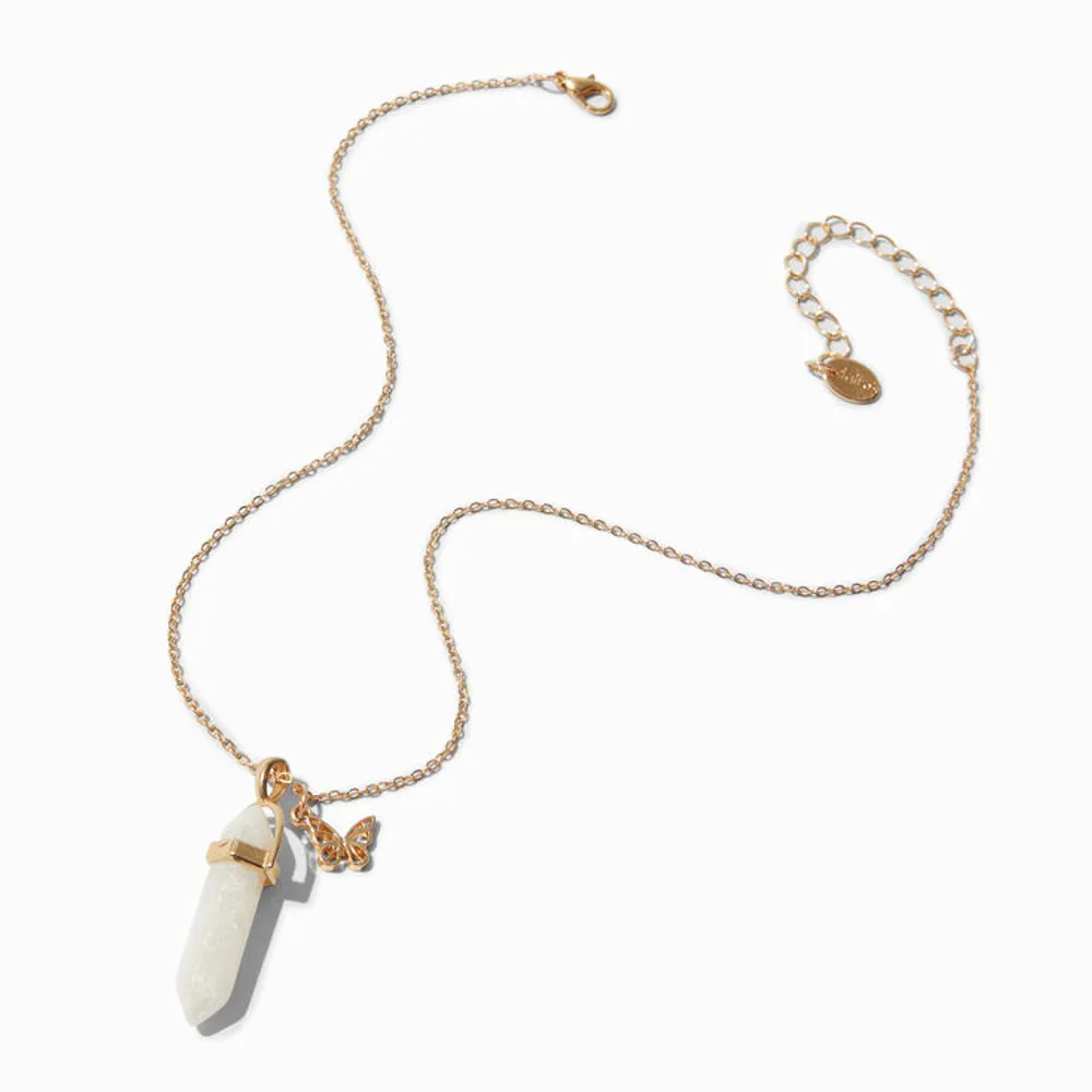 Claire's Gold-tone June Birthstone Mystical Gem Pendant Necklace