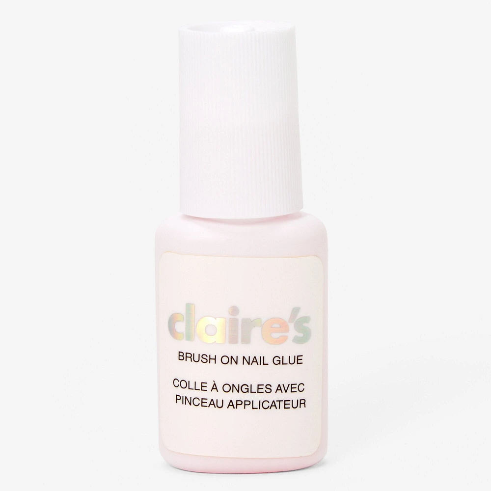 Clear Brush On Faux Nail Glue