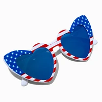 American Flag Heart-Shaped Sunglasses