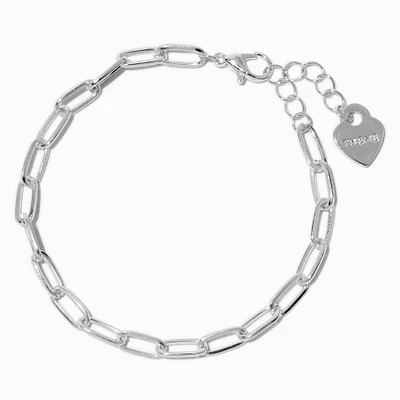 T H E M E x Claire's Silver-tone Paperclip Chain Bracelet