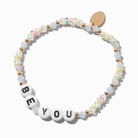 ''Be You'' Beaded Stretch Bracelet