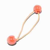 Claire's Club Rainbow Knocker Bead Hair Ties - 6 Pack
