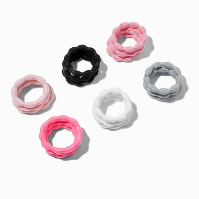 Claire's Club Mixed Pink Bubble Mini Hair Ties - 18 Pack
