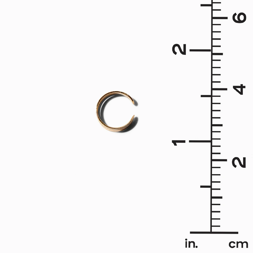 Mixed Metal Basic Ear Cuff Earring Stackables - 6 Pack