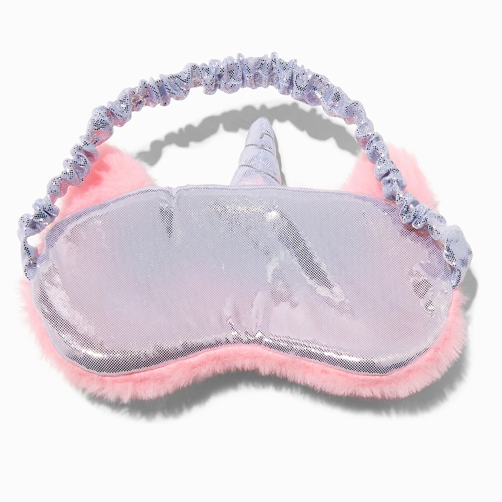 Pink Unicorn Plush Sleeping Mask