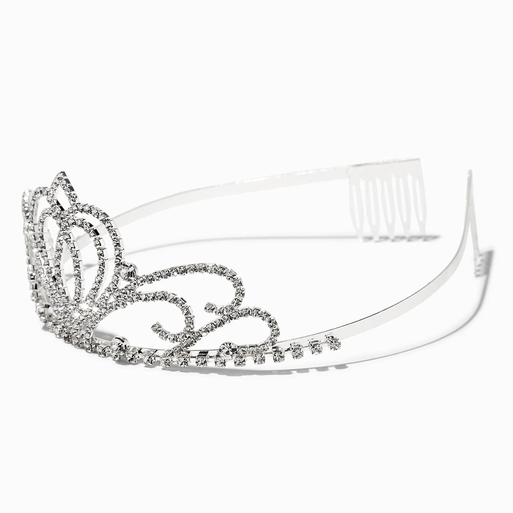 Silver Crystal Andrea Tiara