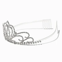 Silver Crystal Andrea Tiara