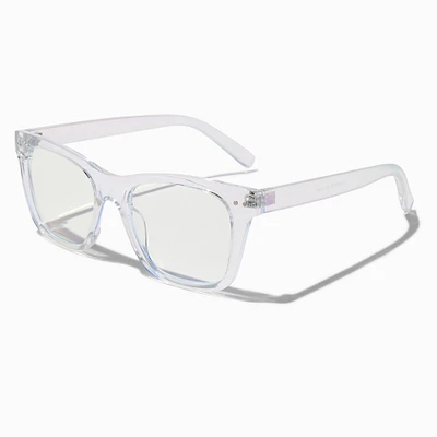 Holographic Retro Clear Lens Frames
