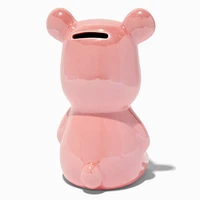 Pink Bear Coin Bank