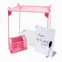 Pink Locker Organizer Set