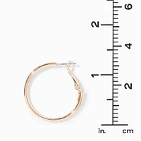 Gold-tone 30mm Hoop Earrings