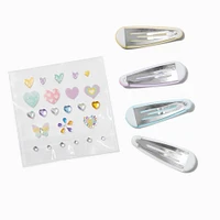 Claire's Club Make-It-Yourself Pastel Snap Hair Clip Kit