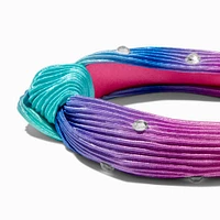 Claire's Club Top Knot Jeweled Headband 