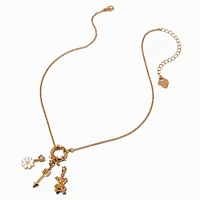 T H E M E x Claire's Girly Gold-tone Rope Chain Charm Necklace