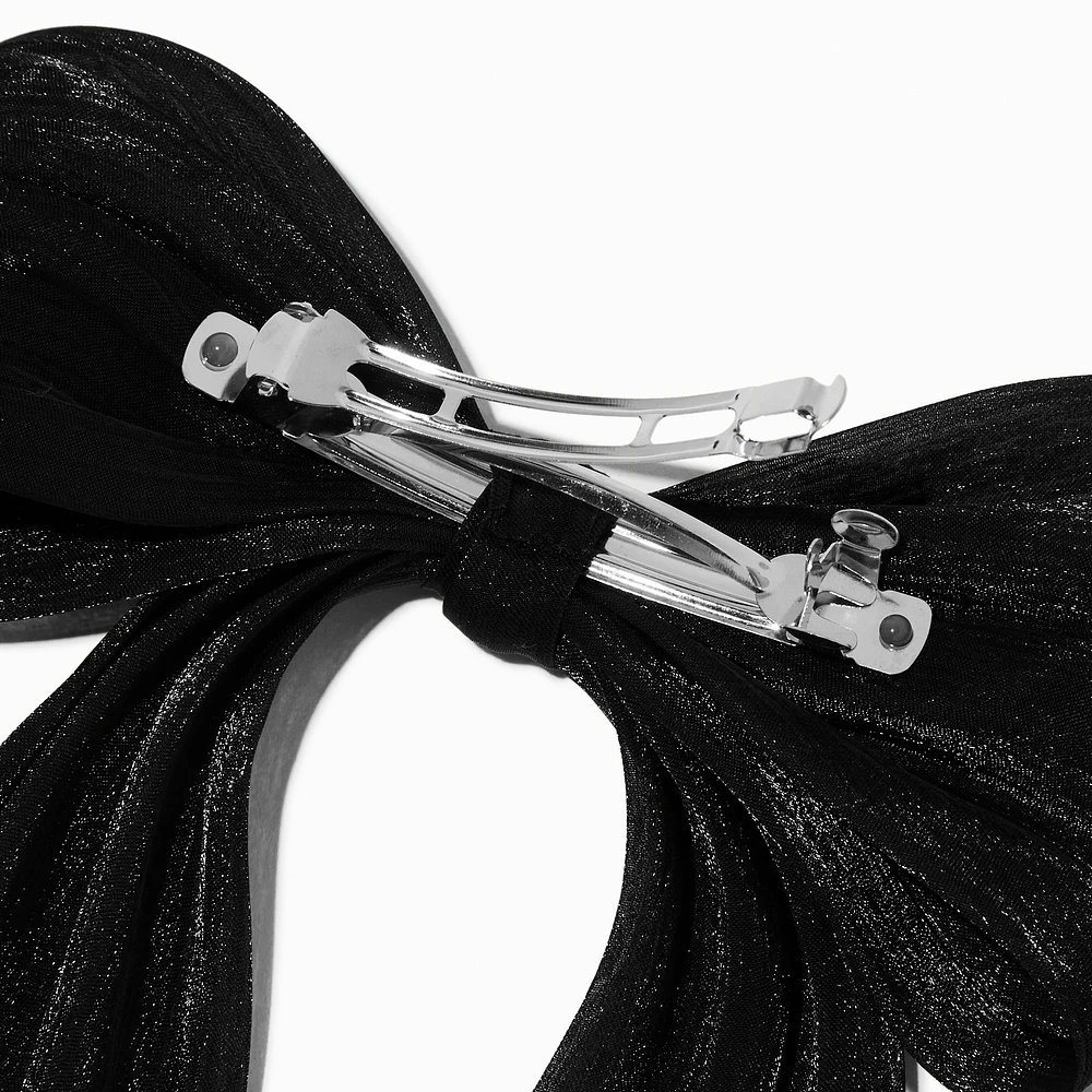 Organza Hair Bow Clip
