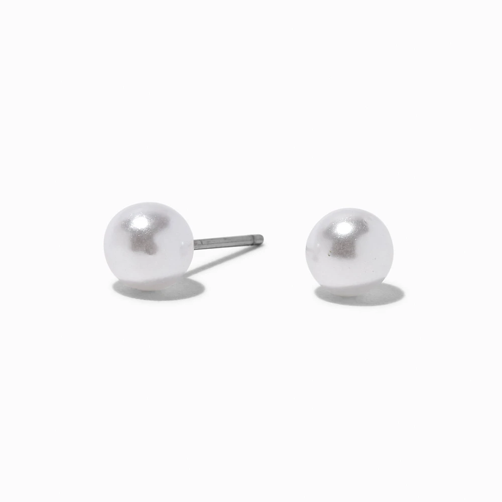 Pearl 6mm Stud Earrings
