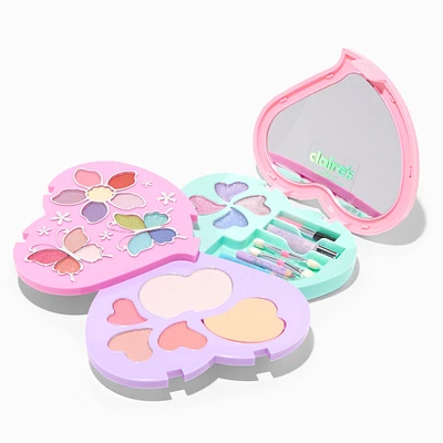 Pastel Rainbow Heart Bling Makeup Set