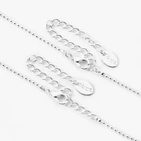 Best Friends Glitter Tie-Dye Split Heart Necklaces - 2 Pack