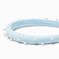 Blue Pearl Embellished Headband
