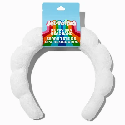 Jet-Puffed™ White Puffy Spa Headband
