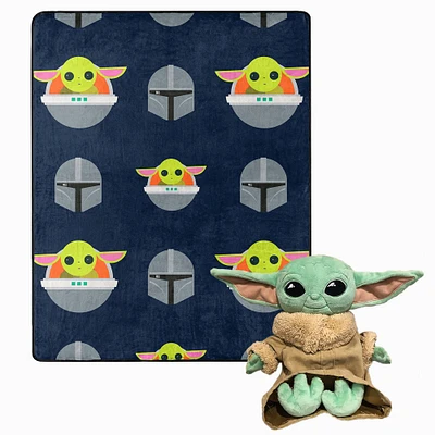 Star Wars™: The Mandalorian Hugger Pillow & Silk Touch Throw Set