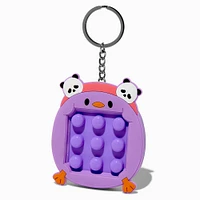 Pink Pop Maze Panda & Chick Fidget Toy Keychain