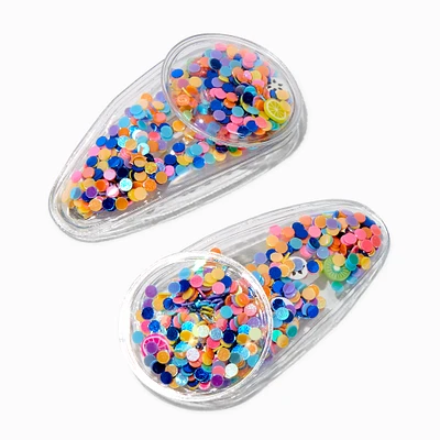 Claire's Club Dots Shaker Snap Hair Clips - 2 Pack