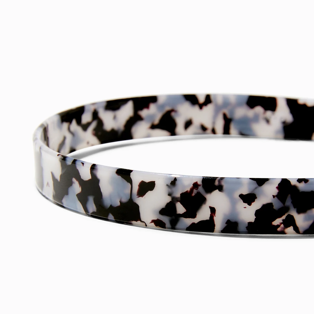 Black Tortoiseshell Plastic Headband