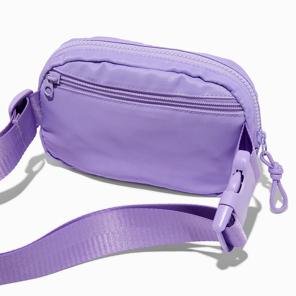 Lavender Nylon Belt Bag