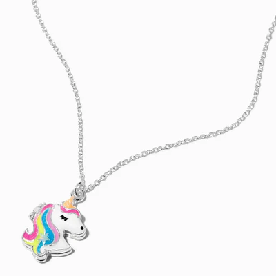 Glow in the Dark Unicorn Locket Necklace