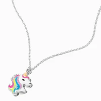 Glow in the Dark Unicorn Locket Necklace