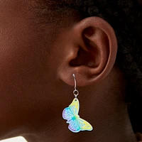 Ombré Butterfly 1.5" Drop Earrings