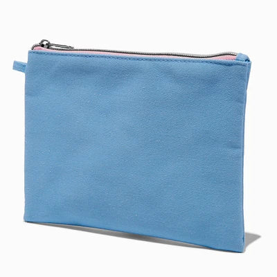 DIY Blue Nylon Pouch