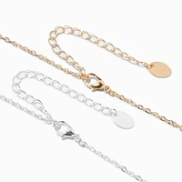 Best Friends BFF Boot Cow Print Split Heart Pendant Necklaces - 2 Pack