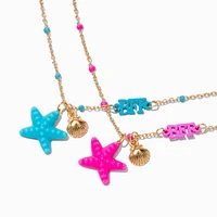 Best Friends Starfish Pendant Necklaces - 2 Pack