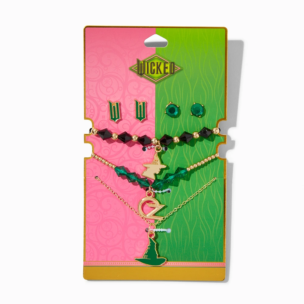 Wicked™ Claire's Exclusive Elphaba Jewelry Set - 5 Pack